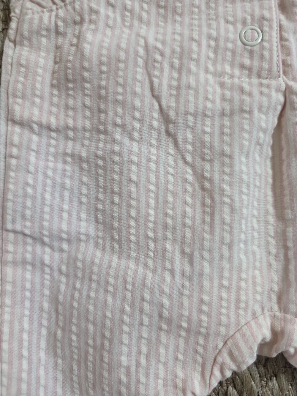 Baby Pink Ruffle Strap Romper - Picture 3 of 3